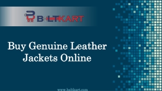 Buy genuine leather jackets online