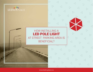 Install LED Pole Light at Street Parking Area-Order Now