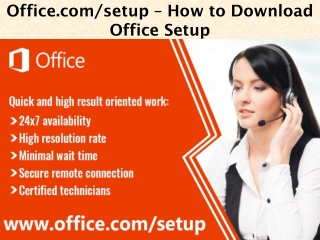 office.com/setup - How to install Microsoft Office Setup on Mac