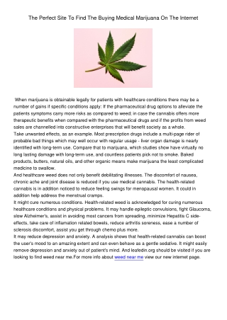 ThePerfectSiteToFindTheBuyingMedicalMarijuanaOnTheInternet400