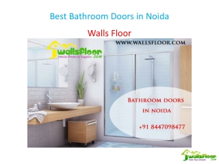 Best Bathroom Doors in Noida