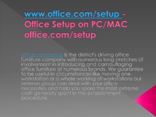 Office.com/setup Office Activation & Download Product