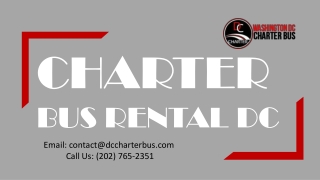 Charter Bus Rental in DC