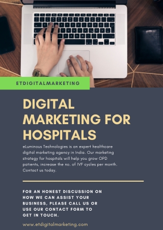 Digital Marketing for Hospitals