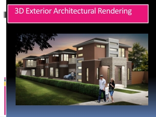 3D Exterior Architectural Rendering