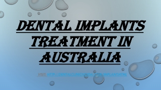 Dental Implants Treatment in Australia