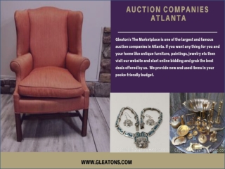 Estate Sale Companies in Atlanta, GA - Gleaton's The Marketplace