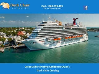 Great Deals for Royal Caribbean Cruises - Deck Chair Cruising