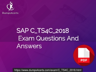 Get All | C_TS4C_2018 Exam Dumps | Latest C_TS4C_2018 Questions And Answers.