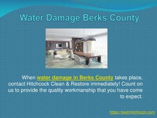 Water Damage Berks County