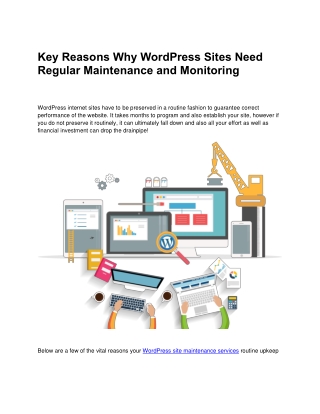 Key Reasons Why WordPress Sites Need Regular Maintenance and Monitoring