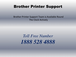 Brother Printer Support Team is Available Round The Clock Actively