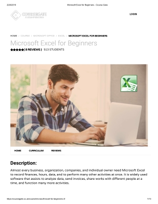 Microsoft Excel for Beginners - Course Gate