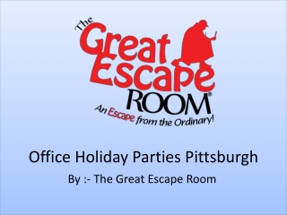 Office Holiday Parties Pittsburgh