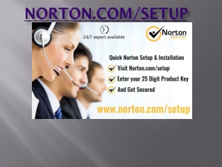 norton.com/setup - Install Norton Setup