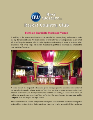 Best Party Venues in Gurgaon