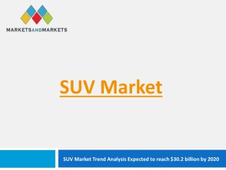 SUV Market Trend Analysis