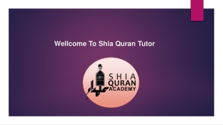 Shia Quran Tutor