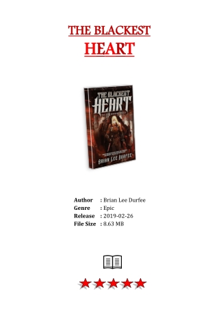 [PDF Download] The Blackest Heart By Brian Lee Durfee eBook Read Online