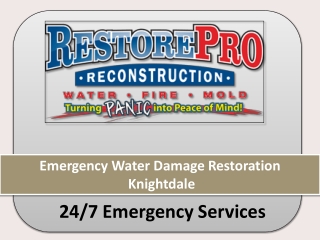 Emergency Water Damage Restoration Knightdale