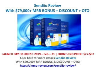 Sendiio Review