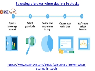 How to Selecting a broker when dealing in stocks