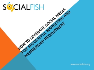 How to Leverage Social Media For Successful Marketing and Membership Recruitment