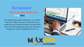 Data Entry Services Outsourcing