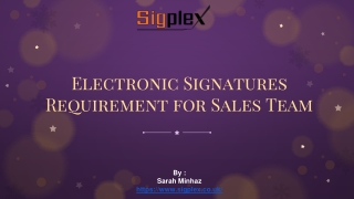 Electronic Signature Solutions