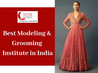 Best Modeling & Grooming Institute in India