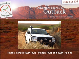 Flinders Ranges 4WD Tours - Pindan Tours and 4WD Training