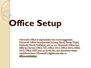 Office.com/setup – Activate & Download Office Antivirus