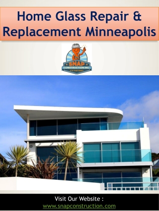 Home Glass Repair & Replacement Minneapolis