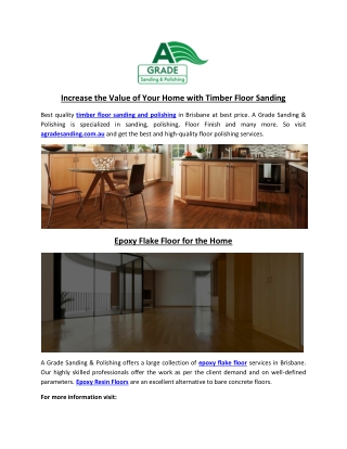 Increase the Value of Your Home with Timber Floor Sanding