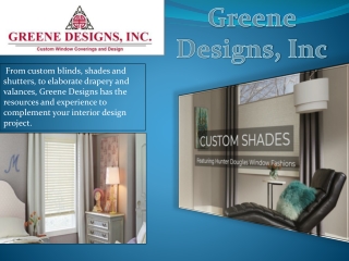 WINDOW COVERING DESIGN SERVICES IN DENVER, COLORADO