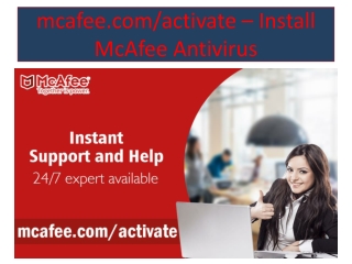 McAfee Activate - Install and Activate Mcafee Antivirus with Product Key