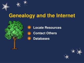 Genealogy and the Internet