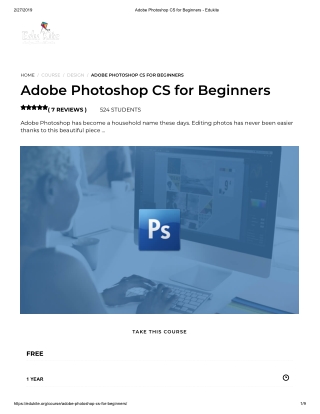 Adobe Photoshop CS for Beginners - Edukite