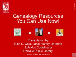 Genealogy Resources You Can Use Now!