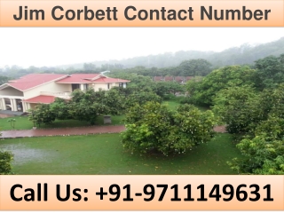 Jim Corbett Contact Number