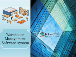 Advance warehouse management system, WMS software for your warehouse
