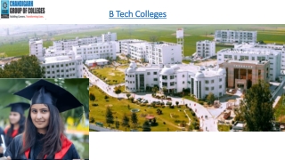 B Tech Colleges