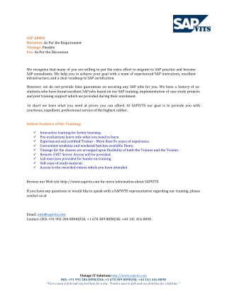 SAP Ariba PDF