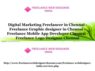 Freelance Mobile App Developer Chennai - Freelance Logo Designer Chennai