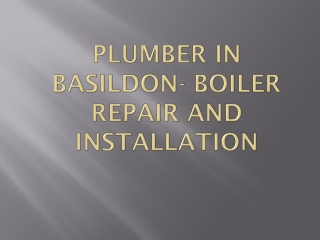 Quality Plumbing Services in Laindon