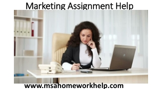 Marketing Assignment Help