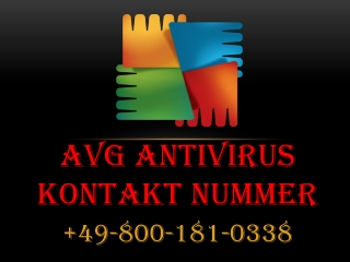 AVG Antivirus Kontakt Nummer 49-800-181-0338