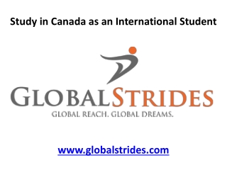 Study in Canada as an International Student