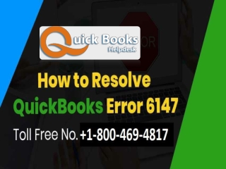 Solution QuickBooks web connector error 6147,0