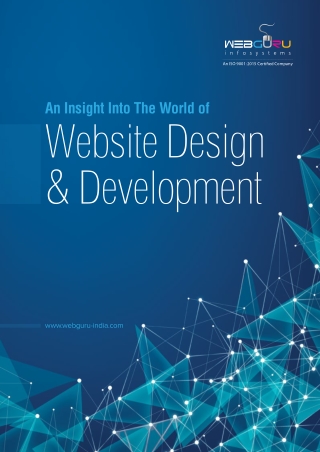 An Ebook On Website Design And Development From Webguru Infosystems